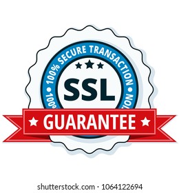 SSL Secure label illustration