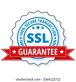 SSL Secure label illustration