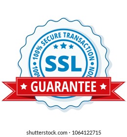 SSL Secure label illustration