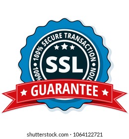 SSL Secure label illustration