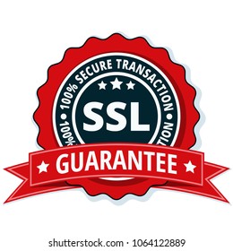 SSL Secure label illustration