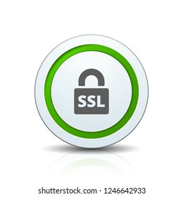 SSL Secure label illustration