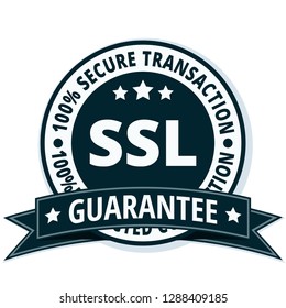 SSL Secure label illustration