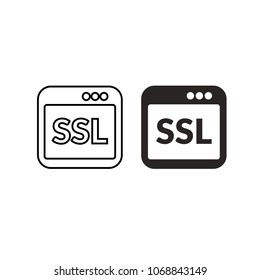 SSL vector icon