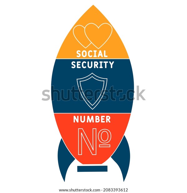 Ssn Social Security Number Acronym Business Stock Vector (Royalty Free) 2083393612 Shutterstock