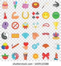 sSperiority icons set. Cartoon style of 36 superiority vector icons for web for any design