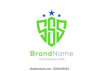 SSS Letter Logo Design. Monogram logo Design