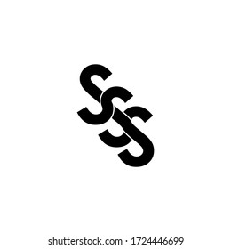 sss letter original monogram logo design