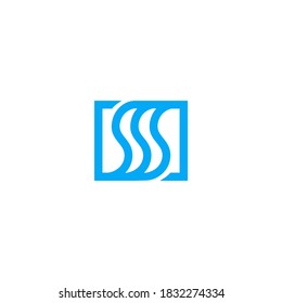 SSS logo design vector symbol