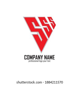 sss ss Letter Logo Business Template Vector icon 
