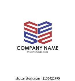 SSSS initial modern hexagon symbol icon letter logo brand company