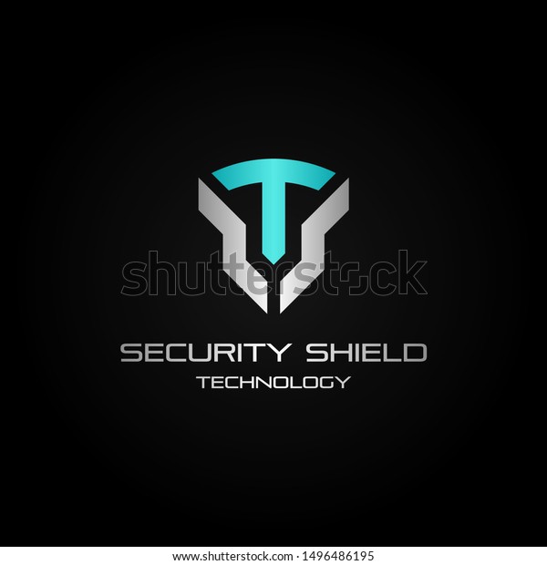 Sst Typography Logo Security Shield Technology のベクター画像素材 ロイヤリティフリー