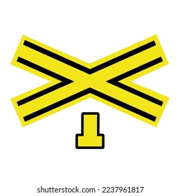 St. Andrew's Cross. Traffic signs used in Brazil. It is the Official listing, valid for the Exams. Regulatory Signaling. CTB