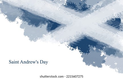 St andrews day background. Vector illustration design.