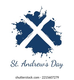 St Andrews Day Background. Vector Illustration Design.