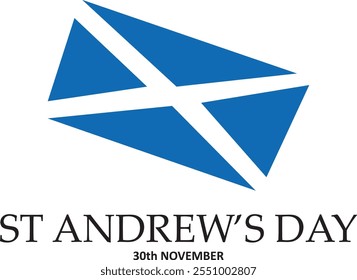 St. Andrew's day Banner templet National holiday in Scotland. for invitation, poster, flyer, flag of Scotland vector illustration.eps