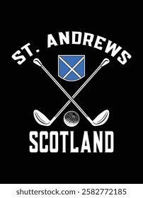 St. Andrews Scotland Golf Cutting Printable Files