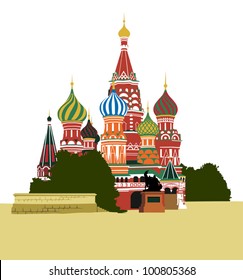 St. Basil's Cathedral on Red square