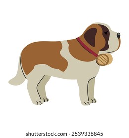 St. Bernard icon clipart avatar logotype isolated illustration