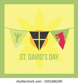 St. David's Day Illustration