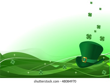 St. Patrick?s Day background with copy space.