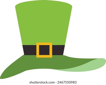 St Patrick’s Day Hat Vector Illustration in Cartoon Style.