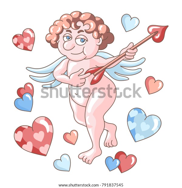 St Day Naked Amour Arrow On Stock Vector Royalty Free