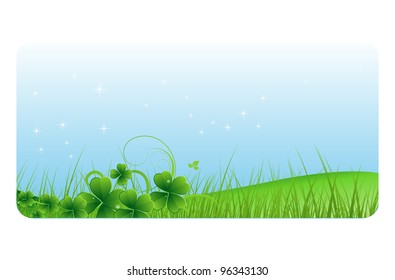 St. Patrick’s Day Nature Banner