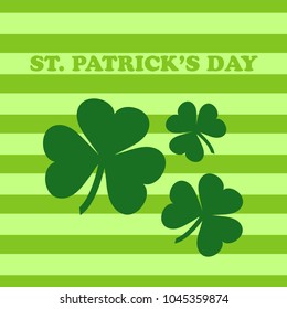 "St. Patrick´s Day" Text, Shamrock, Banner