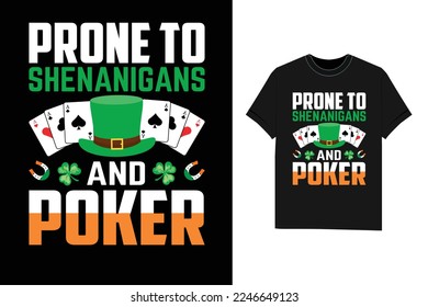 St. Patric’s Day T-Shirt Design green Ireland Irish design