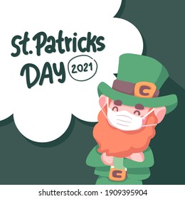 St. Patrick’s day vector illustration. Cartoon illustration style.