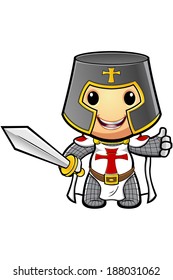 St George Cartoon Knight