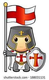 St George Cartoon Knight