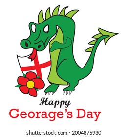 St George Medieval Vector Illustration