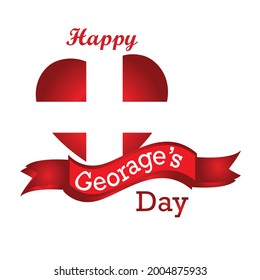 St George Medieval Vector Illustration