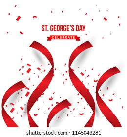 ST George's Day Celebrate Vector Template Design Illustration