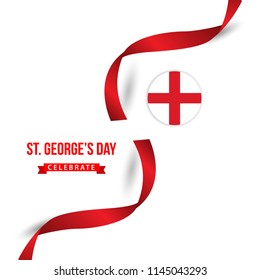 ST George's Day Celebrate Vector Template Design Illustration