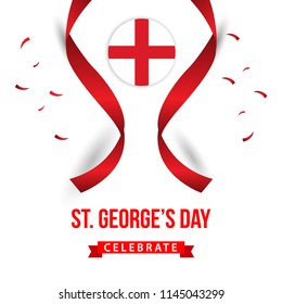 ST George's Day Celebrate Vector Template Design Illustration