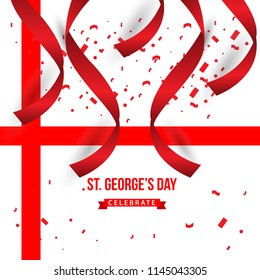 ST George's Day Celebrate Vector Template Design Illustration