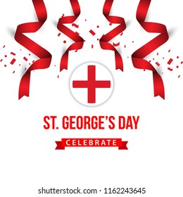 ST George's Day Celebrate Vector Template Design Illustration