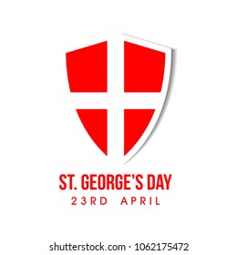 ST George's Day Vector Template Design Illustration