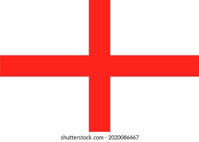 St Georges Flag England Vector