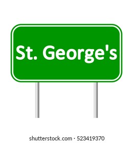 St Georges Road Sign Isolated On Stock Vector (Royalty Free) 523419370 ...