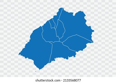 Mapa de Santa Elena Color azul en la barra de fondo