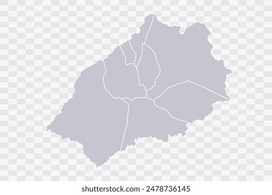 St Helena Map Cloud Color on White Background quality files Png