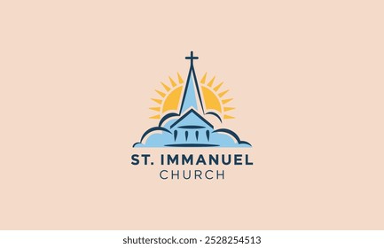 St. Immanuel Church logo with sun and clouds.