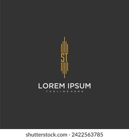 Logotipo inicial del negocio del monograma