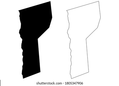 St. James (Barbados, Parishes of Barbados) map vector illustration, scribble sketch Parish of Saint James map
