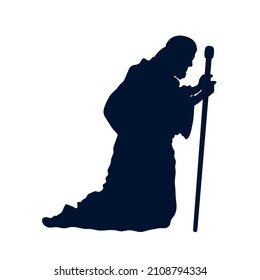 st joseph silhouette manger character