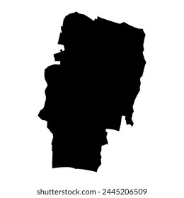 St Lawrence parishes map, administrative division of Jersey. Vector illustration.